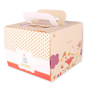 Scatola da imballaggio in carta per torte