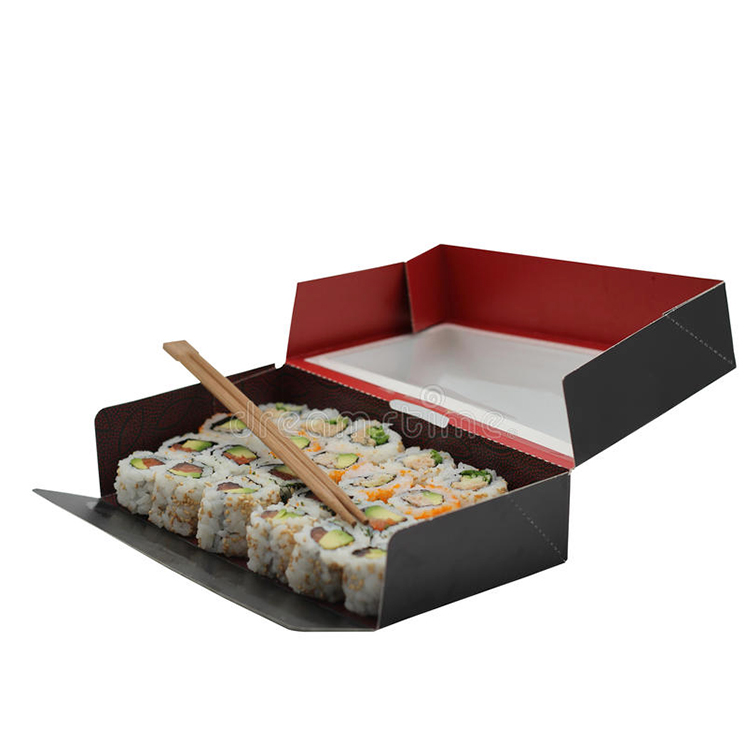 scatole per imballaggio di sushi con finestra