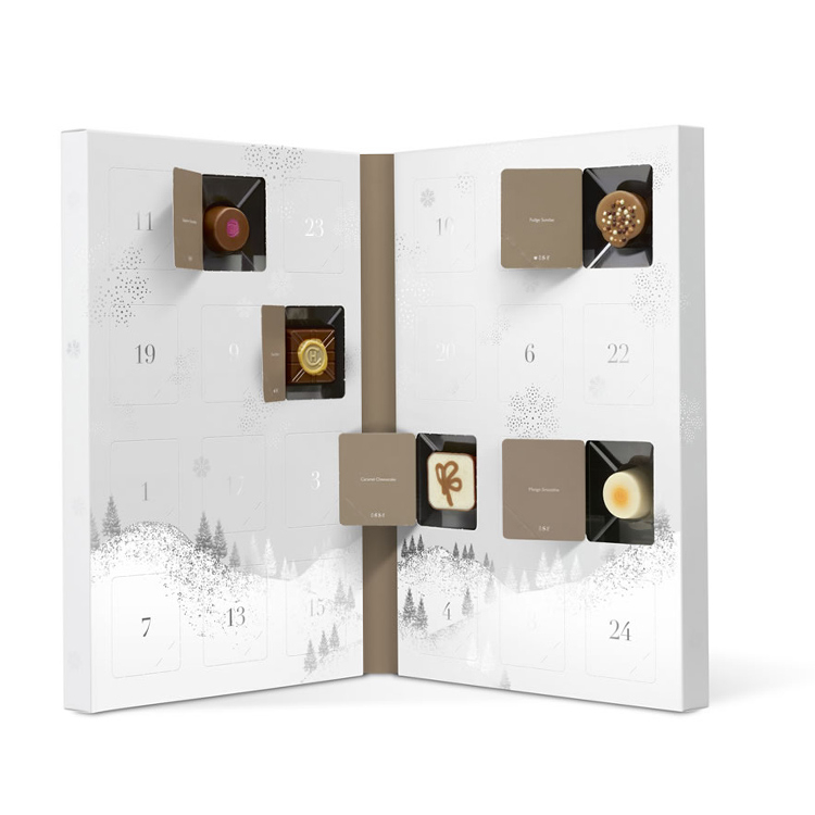 Calendario dell'Avvento al cioccolato
