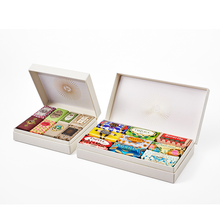 Set di scatole di sapone di lusso