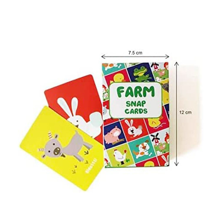 Carta da gioco per animali educativi