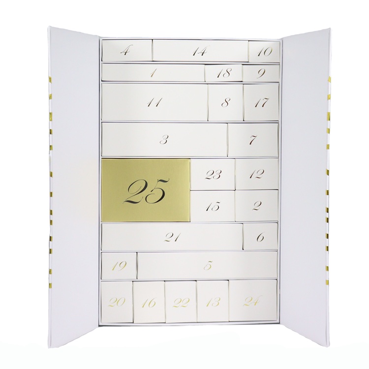 Calendario dell'Avvento Scatola di cartone