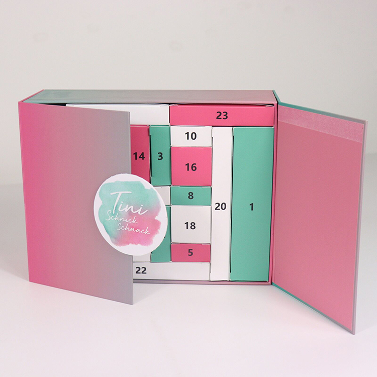 Scatola del calendario dell'avvento
