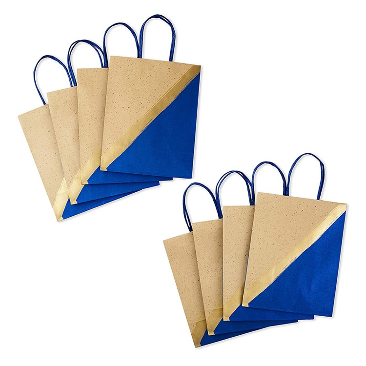Sacchetti di carta Kraft con manici