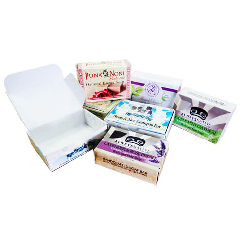 scatole di sapone da bagno personalizzate