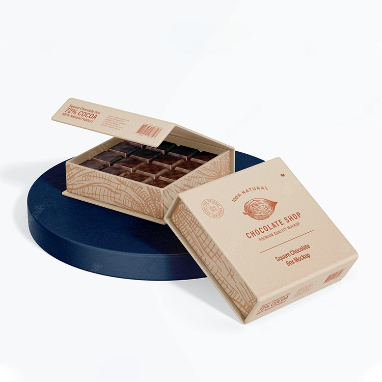 scatola magnetica rigida di cioccolato