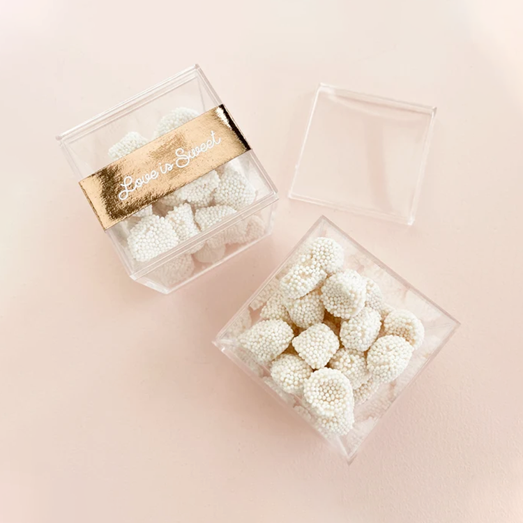 scatole di caramelle acriliche