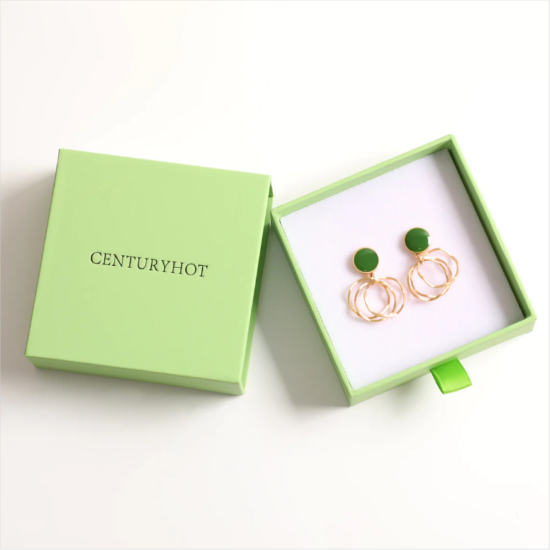 Scatola per collane in carta con cassetto
