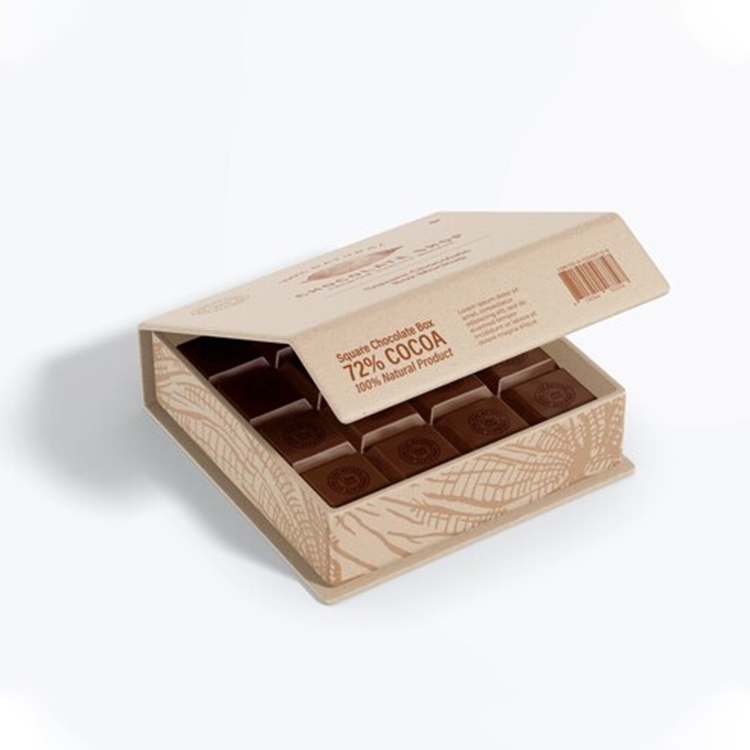 scatola magnetica rigida di cioccolato